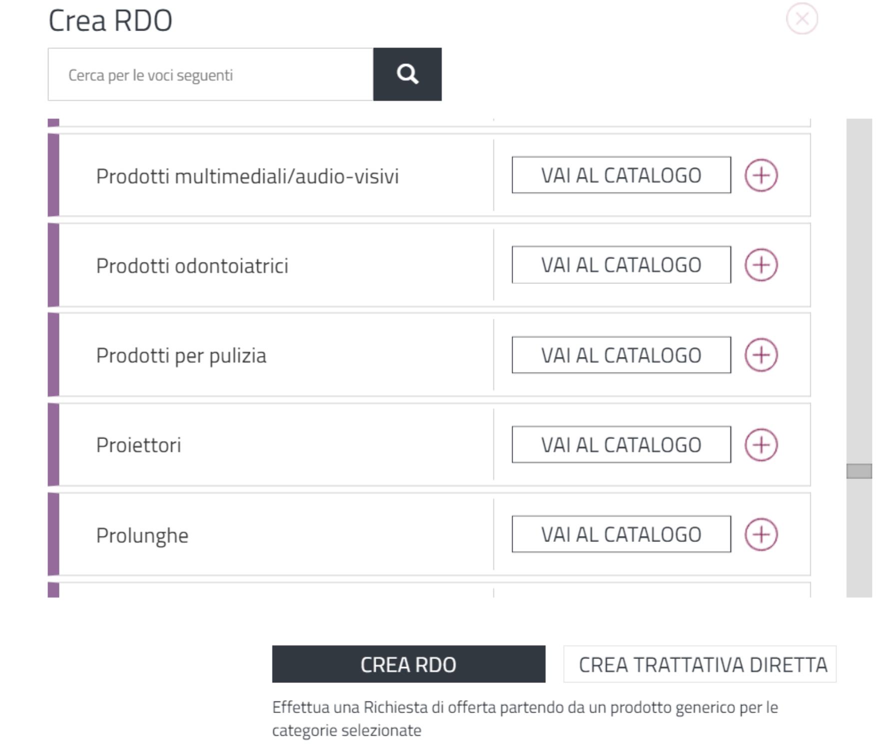 SCARICARE IL PROPRIO CATALOGO MEPA