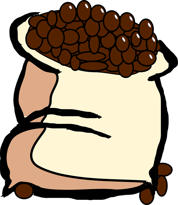 Borsa, Chicchi Di Caffè, Fagioli, Caffè, Cibo, Sacco